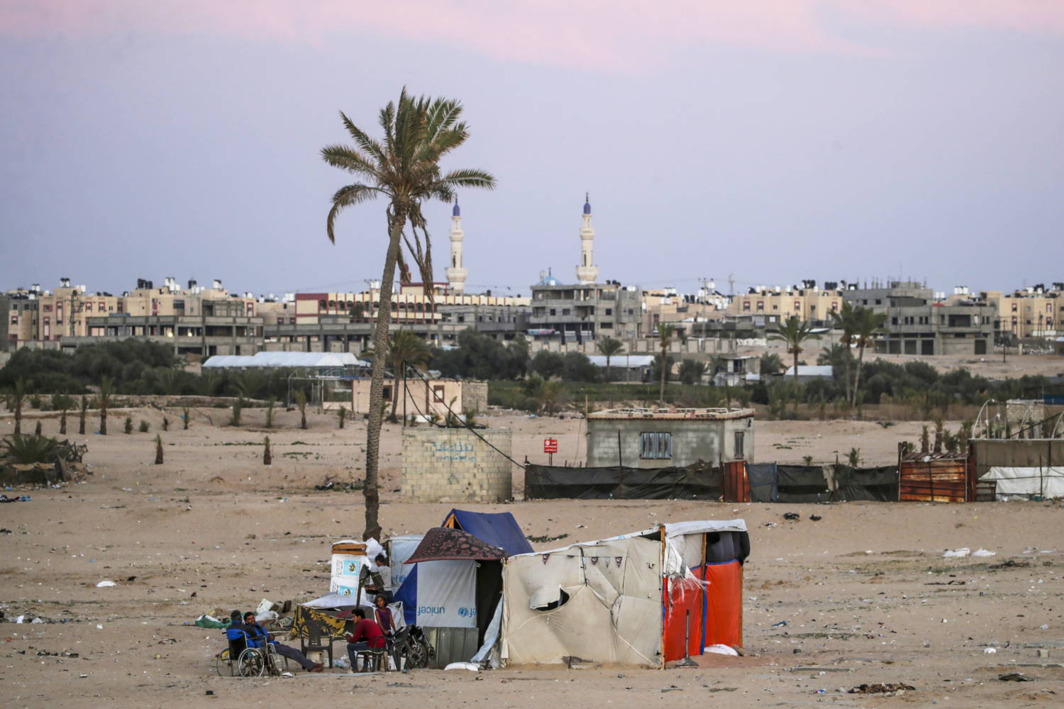 Internally Displaced Palestinians Relocate Their Camp After An Evacuation Order By Israel