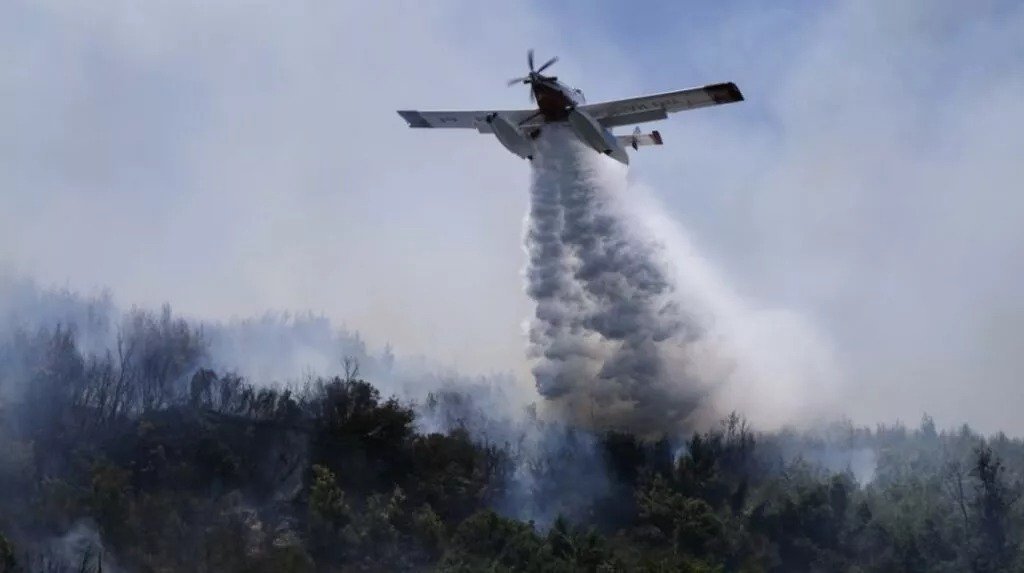 Fire Burning Through Paphos