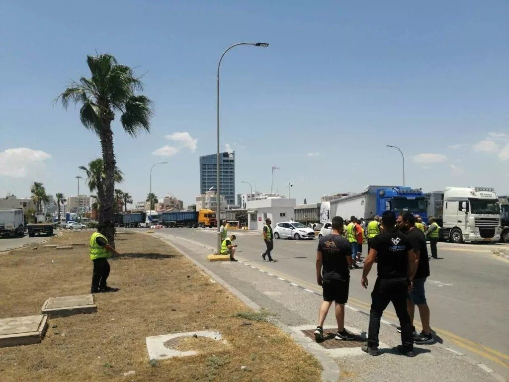 Larnaca Port Strike