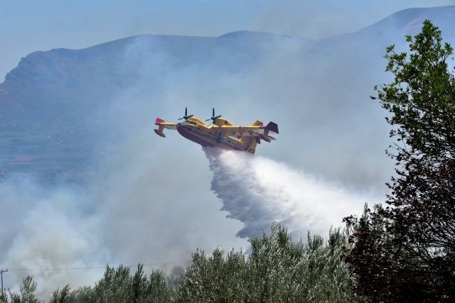 Major Fire Broke Out In Lesbos, 7 Aircrafts Battle Blaze