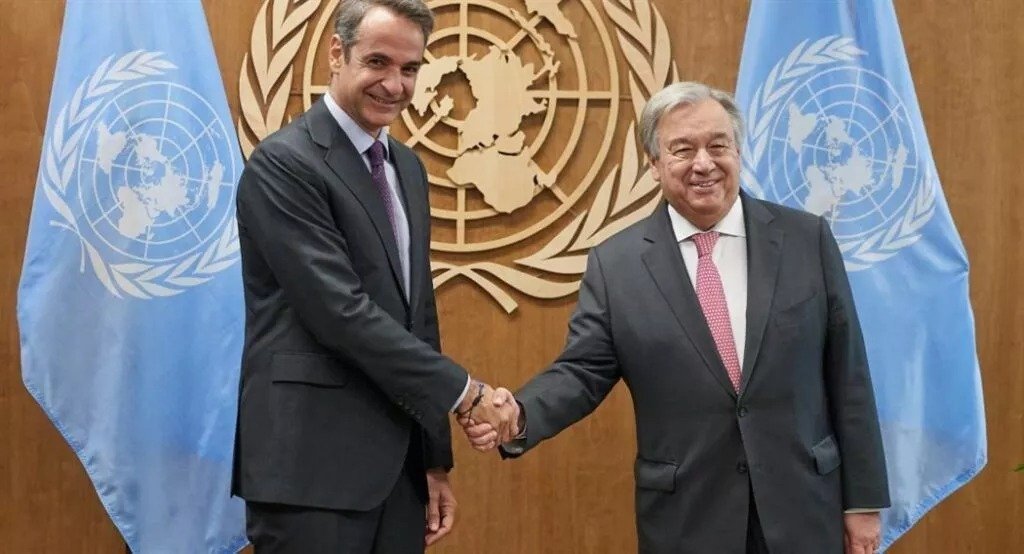 Mitsotakis To Meet Guterres On The Cyprus Issue