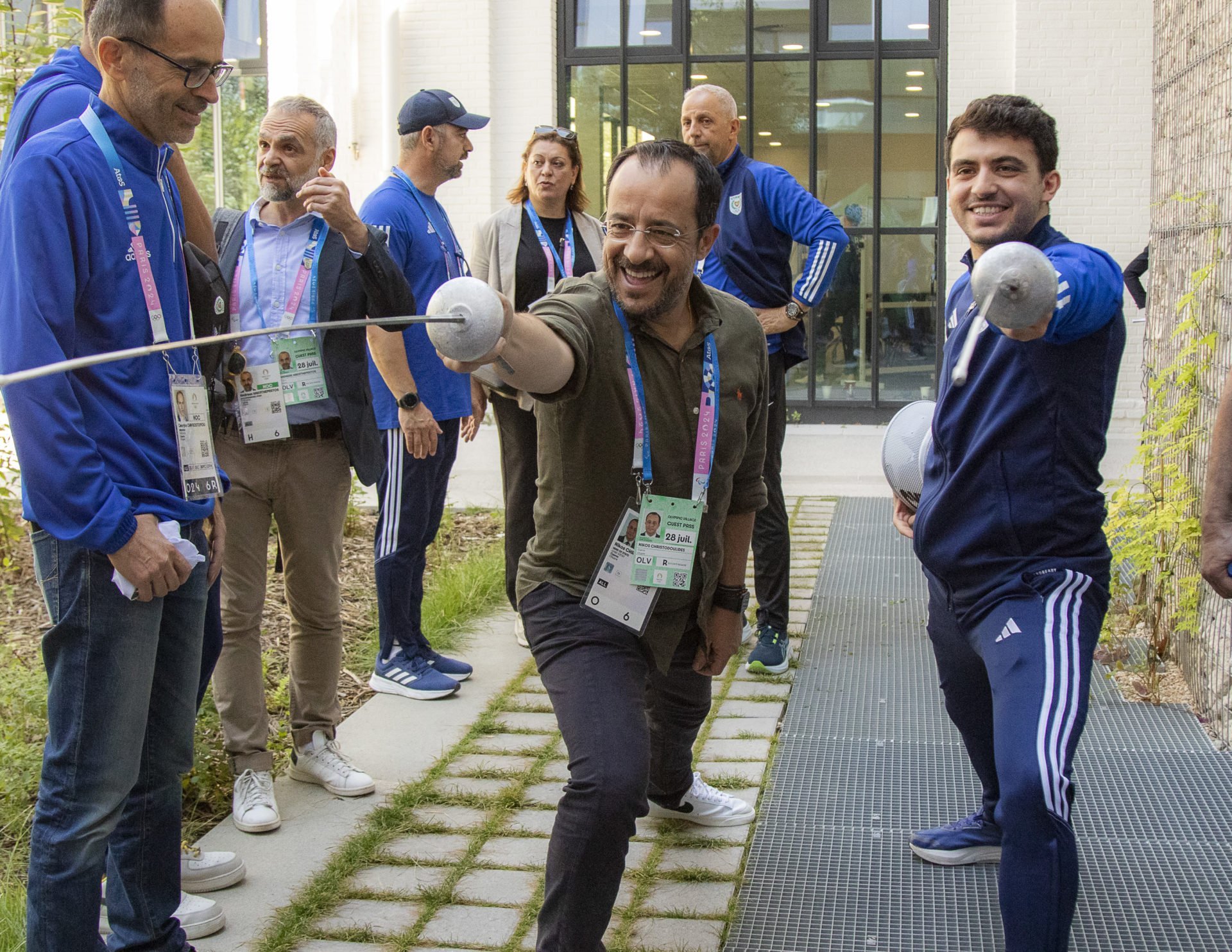 President Christodoulides Brings Olympic Luck To Alex Tofalides [video]