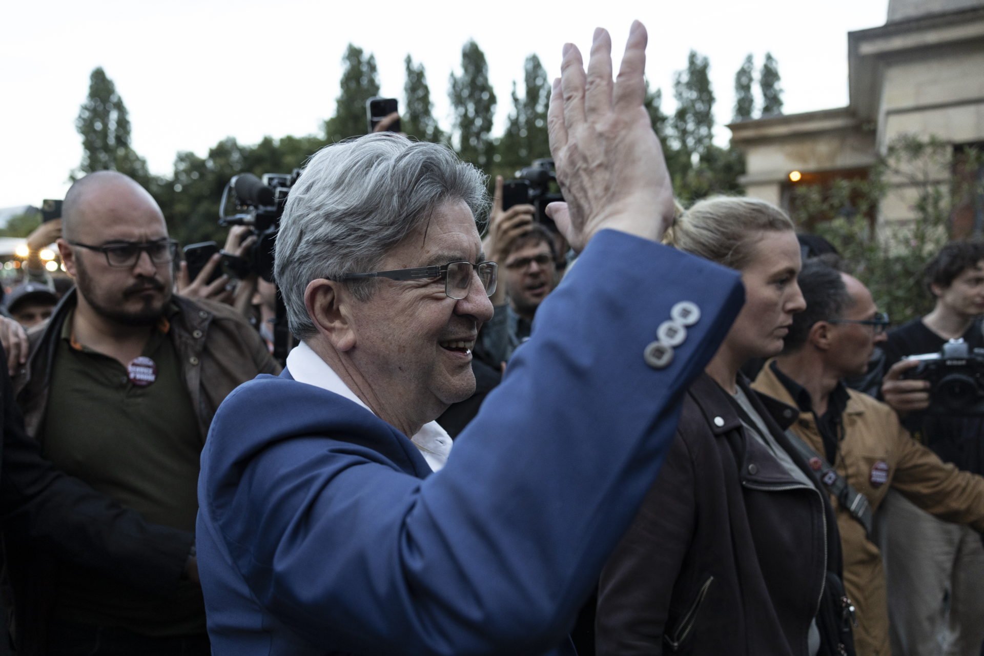 France's Left Wing Lfi Leader Melenchon Reacts After Results Of Legislative Elections
