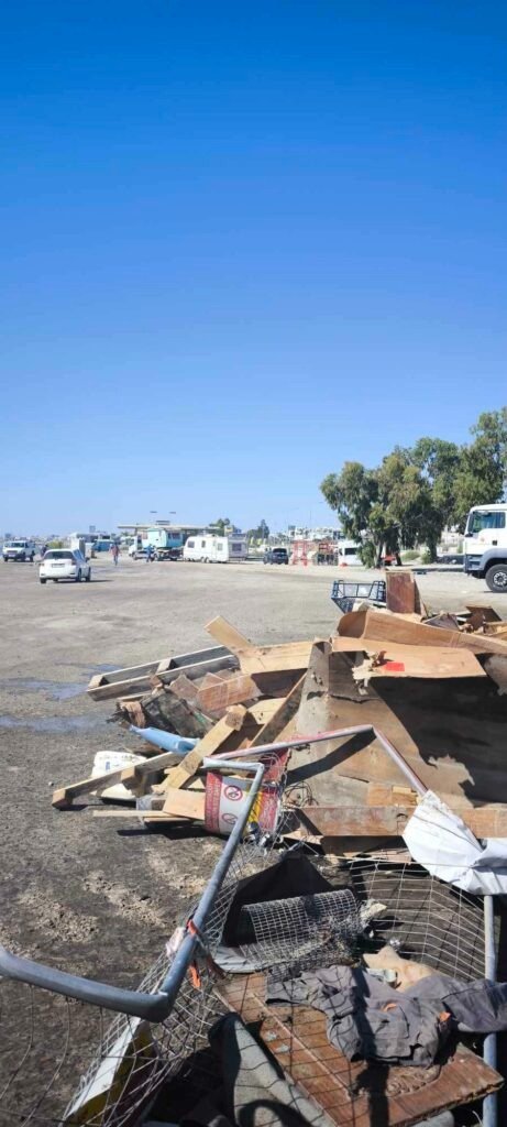 They Took Over The Beach And Set Up Camp In Vans5
