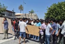 Delivery Drivers Protest Against Racist Attacks In Limassol