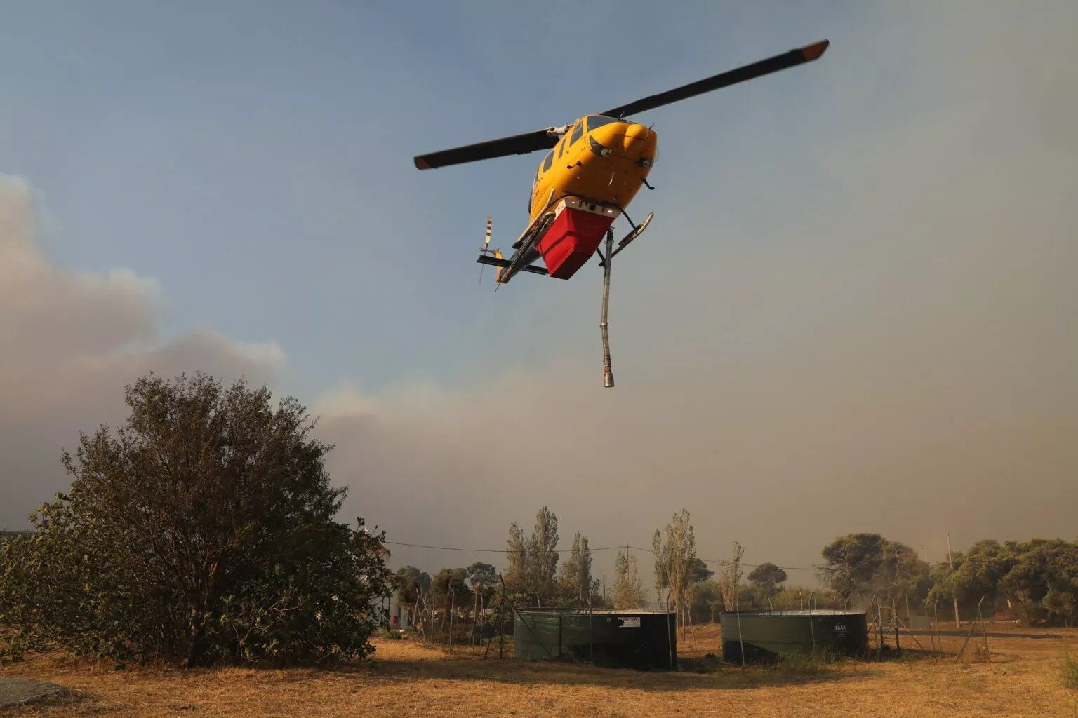 Greece Attica Fires Cyprus's Aid Requested