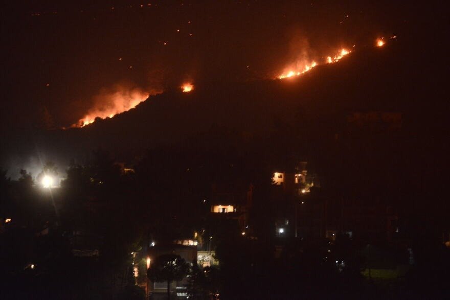 Greece Blaze Reaches Mount Pentelicus, Two Hospital Evacuations7