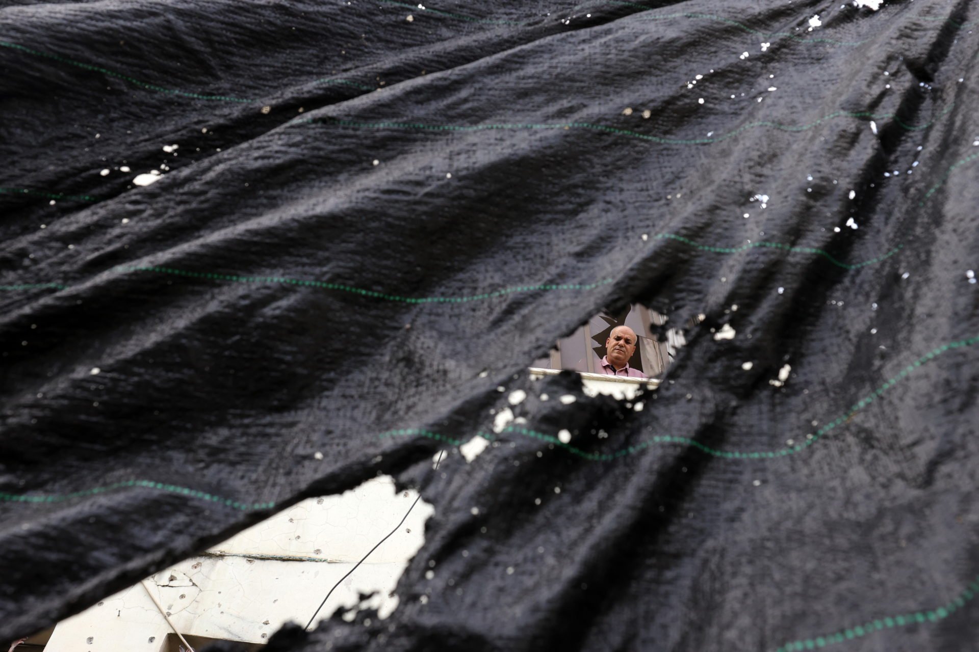 Palestinians Inspect Damage Following Overnight Airstrike At Nur Shams Refugee Camp