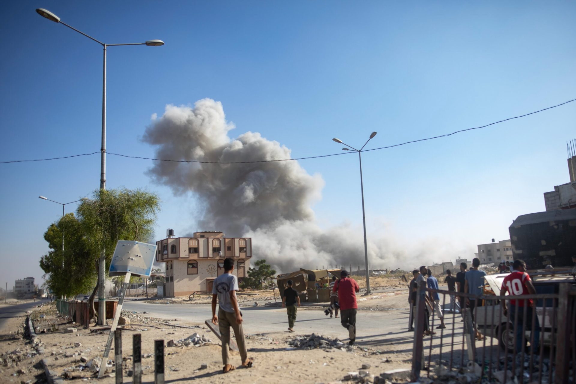 Dozens Killed In Israeli Bombing Of Humanitarian Zone