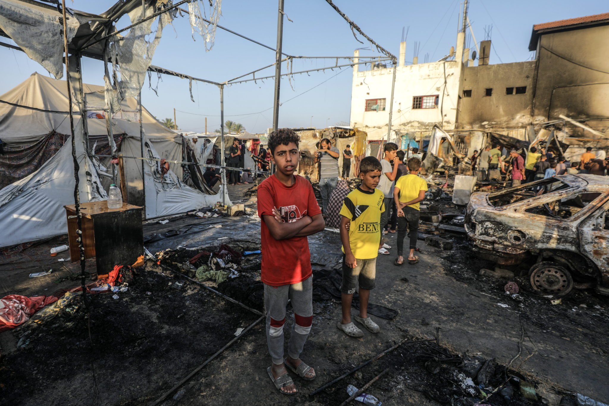 Damage After Israeli Airstrike Hits Al Aqsa Hospital In Central Gaza