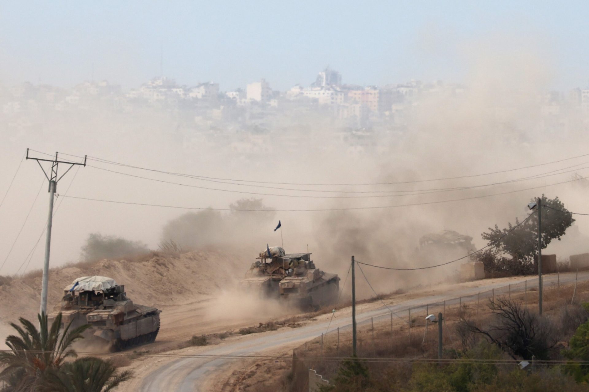 Israel Sends Tanks Further Into Gaza As Hezbollah Launches Rockets At Haifa