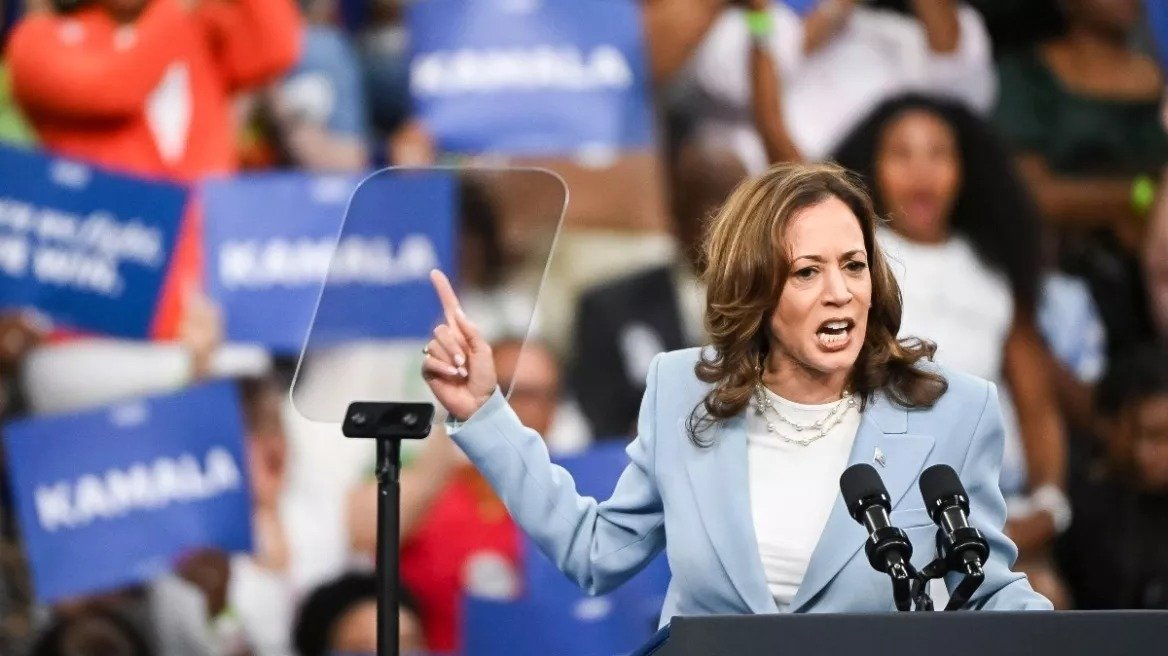 Kamala Harris Says Trump %22demeans%22 The Presidential Office
