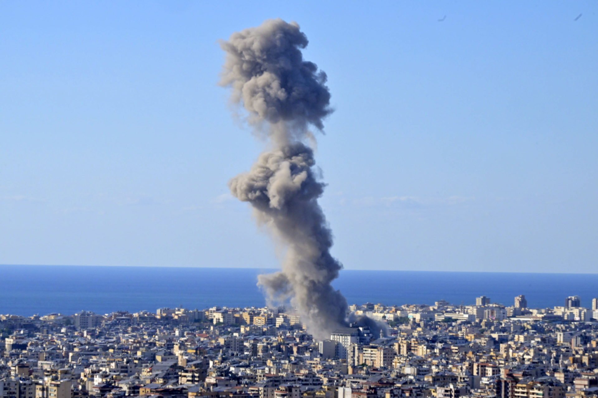 Israeli Army Carries Air Strikes On Beirut's Southern Suburb