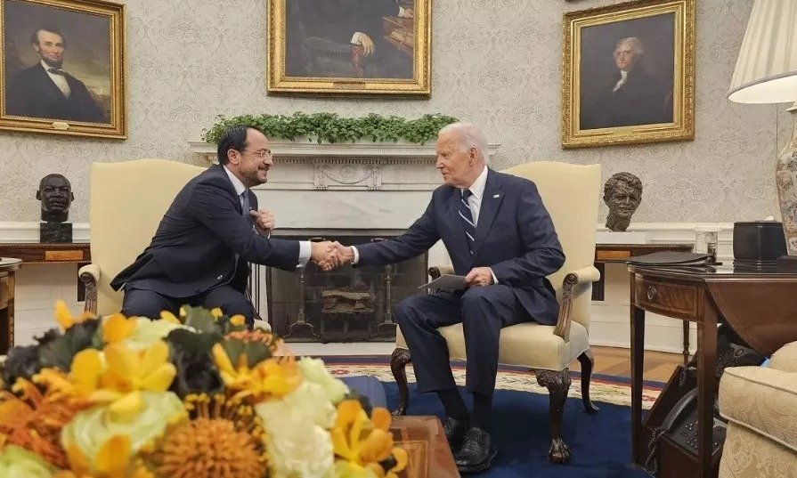 Biden Christodoulides Us White House Meeting