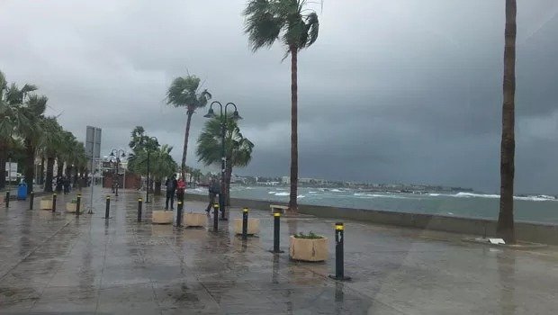 Bad Weather Hits Paphos As Met Office Warns Of Intense Storms
