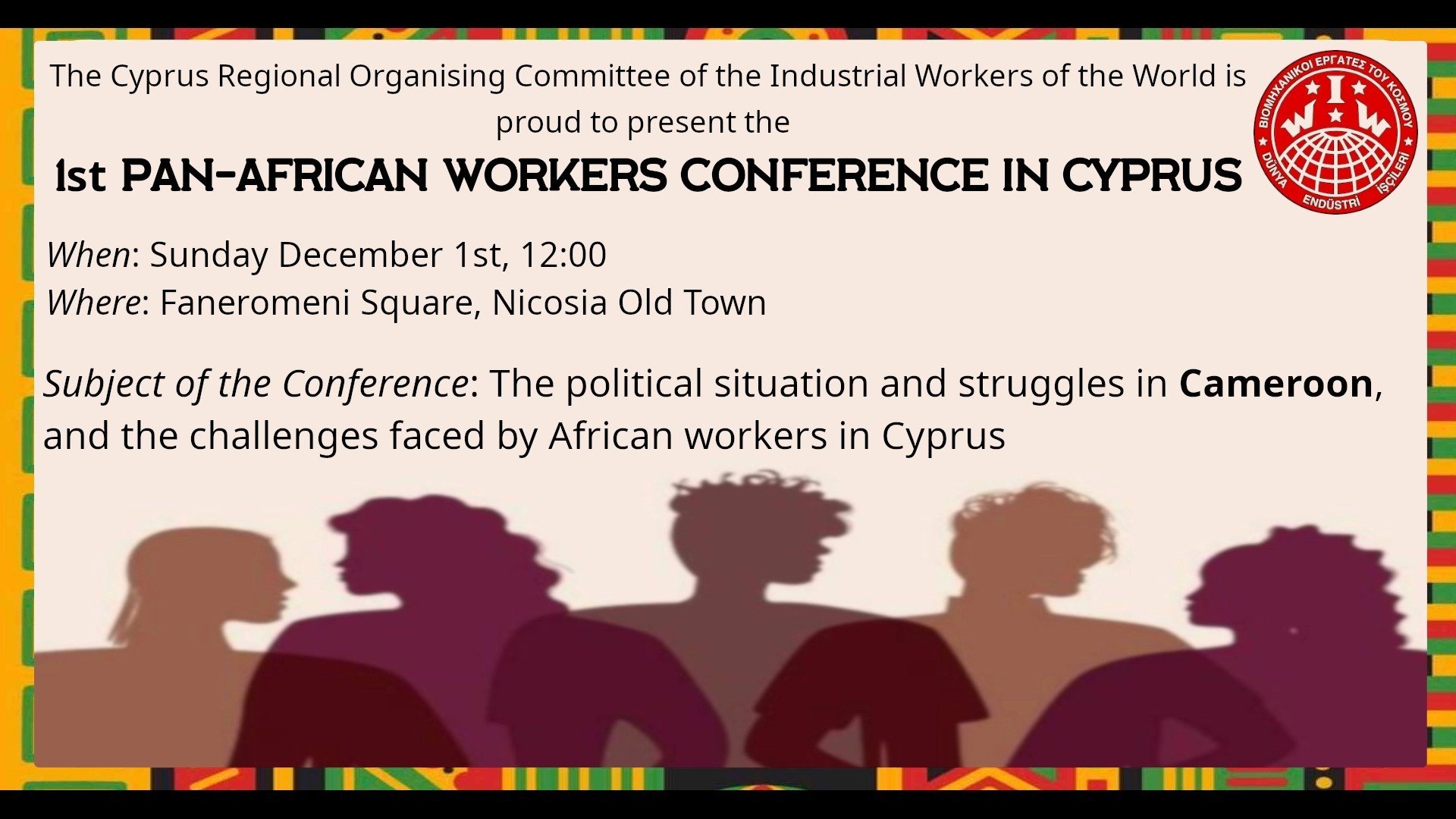 First Pan African Workers Conference In Cyprus