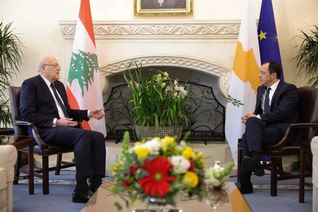 Lebanon's Pm Mikati Discusses Ceasefire Details With Cyprus President