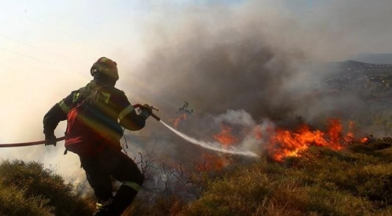 Lightning Strike Sparks Forest Fire In Nicosia Village