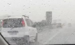Waterspout Spotted Off Limassol Coast As Storms Disrupt Motorway Traffic