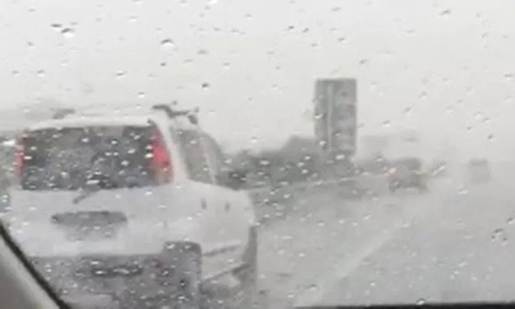 Waterspout Spotted Off Limassol Coast As Storms Disrupt Motorway Traffic