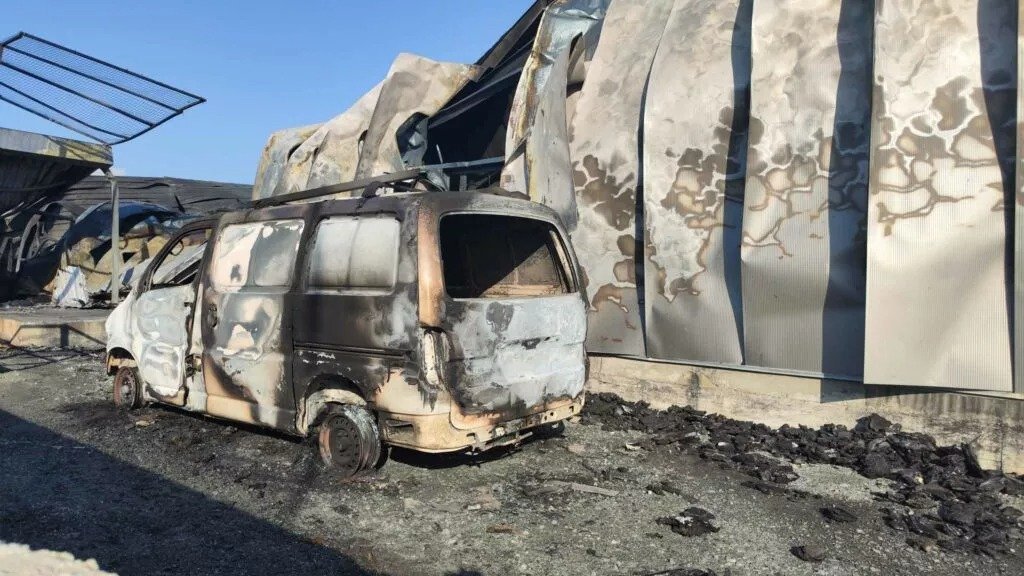 Dromolaxia Factory Fire