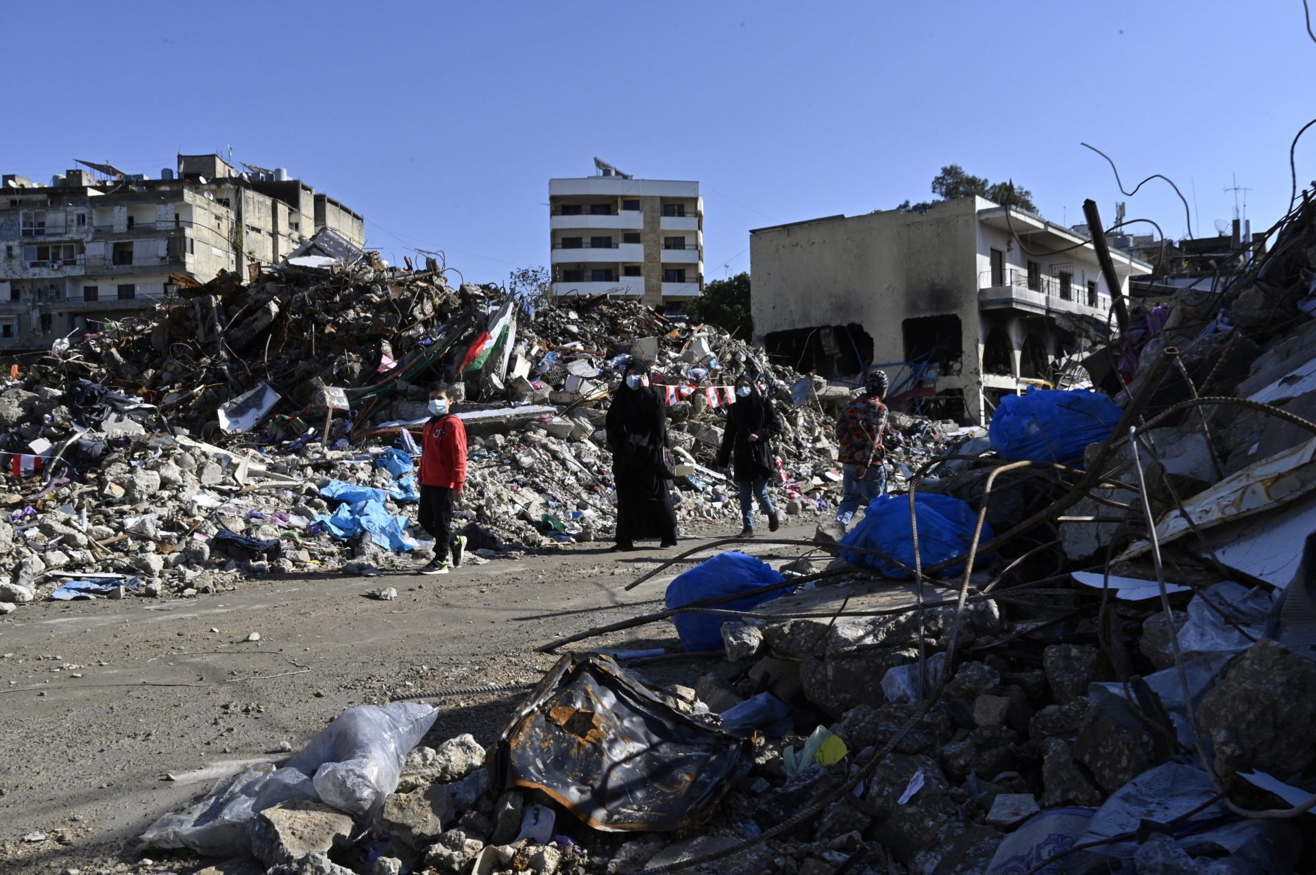 People Return To Nabatieh, Southern Lebanon, Following Israel Hezbollah Ceasefire
