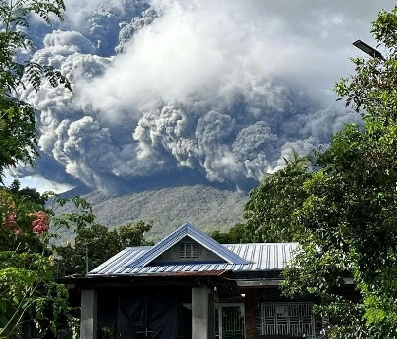 Philippines Volcano Erupts, Forcing Evacuations