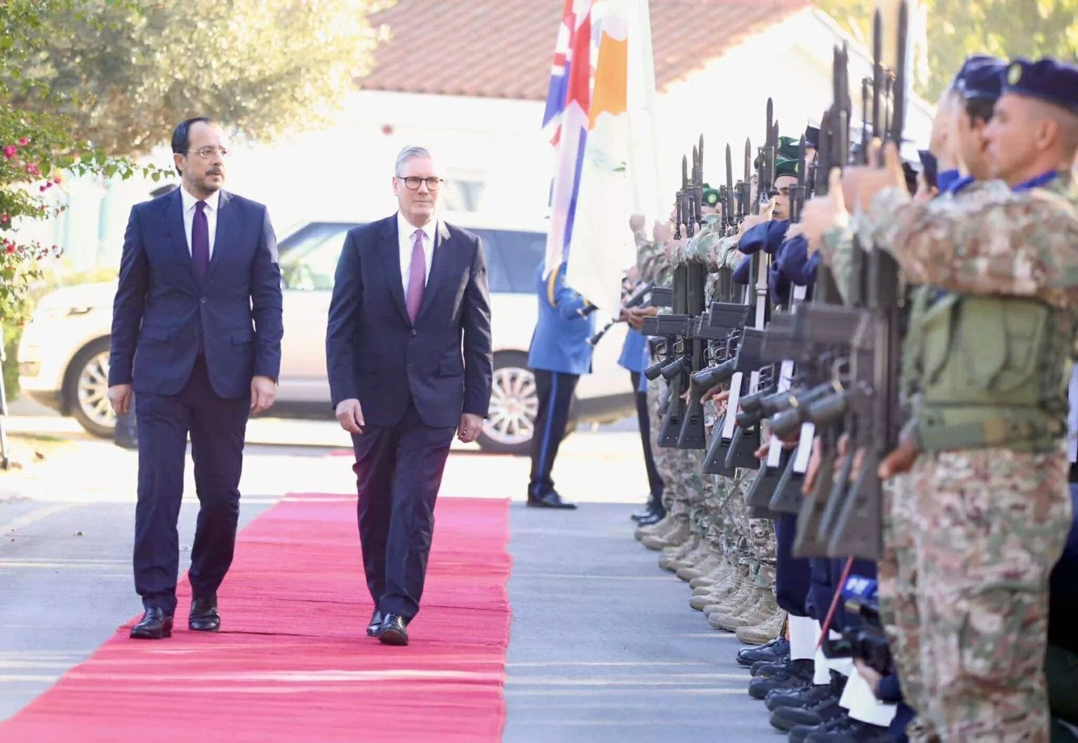 Starmer Arrives In Cyprus In Historic Prime Ministerial Visit (photos)