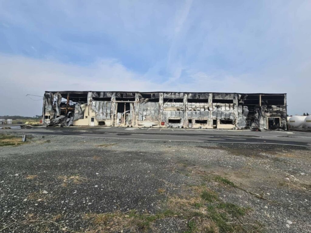Fire Paphos Desalination Plant