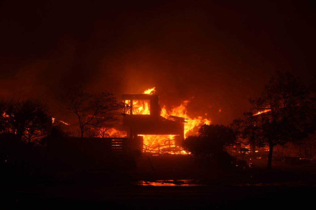 Wildfire Forces Evacuation Of Nearly 30,000 People In California