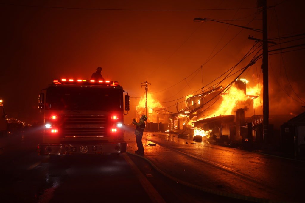 Wildfire Forces Evacuation Of Nearly 30,000 People In California