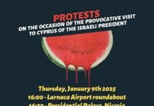 Peace Group To Protest Israeli President's Cyprus Visit