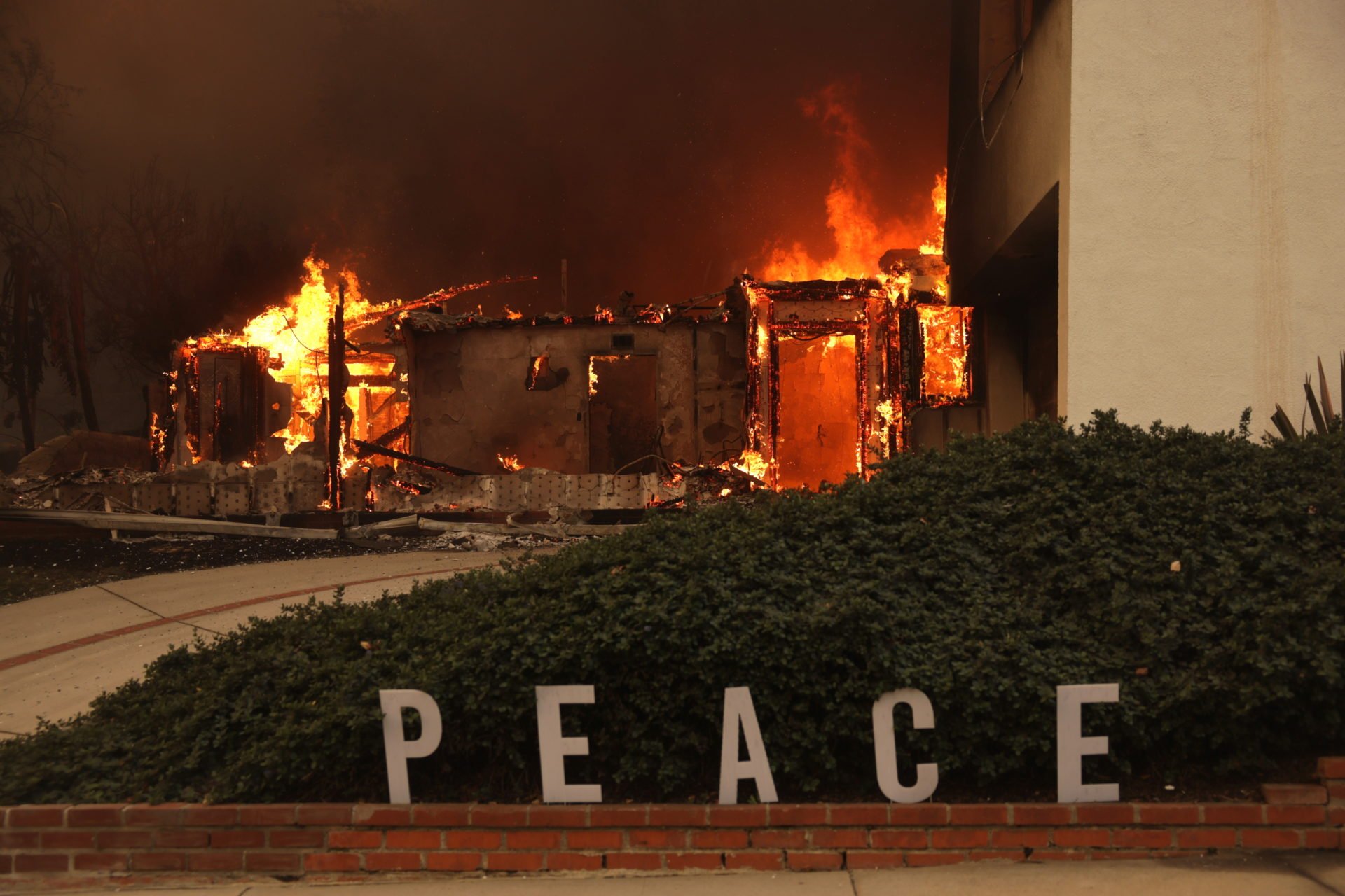 Wildfires Force Thousands Of Evacuations In The Los Angeles Area