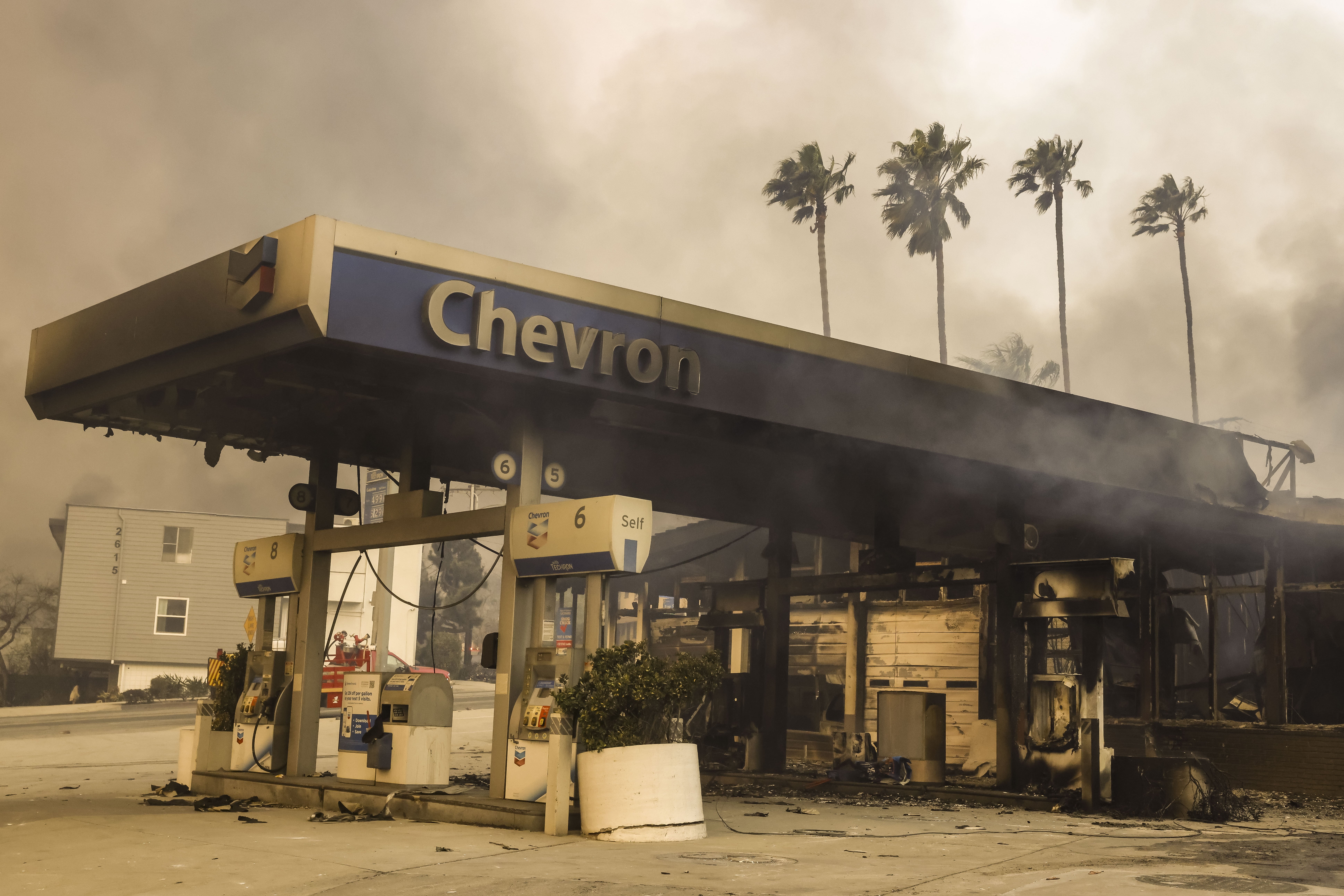 The Eaton Wildfire Threatens Homes In Los Angeles, California