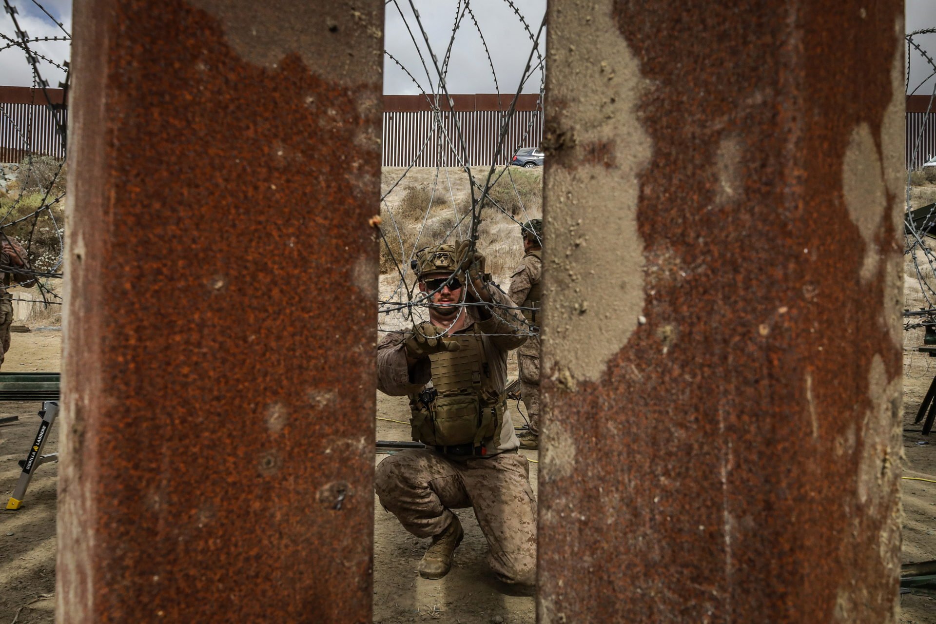 Us Army Reinforces Border Fence In Mexico's Tijuana