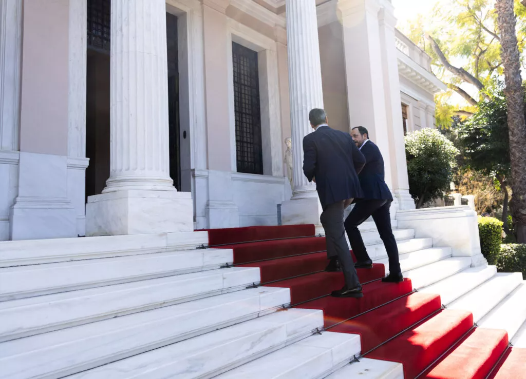 Christodoulides Mitsotakis Maxim