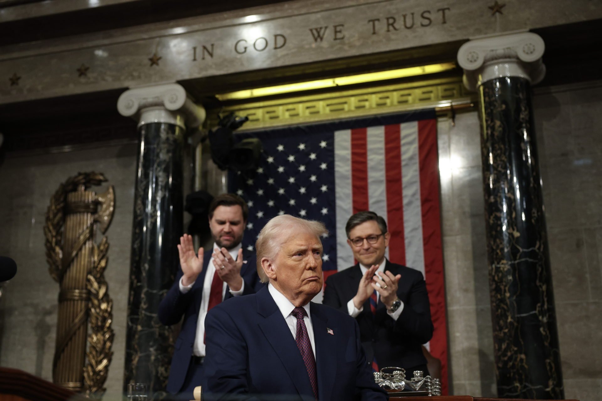 Us President Donald Trump Addresses Joint Session Of Us Congress