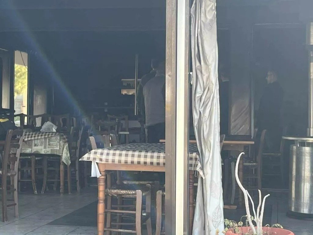 Investigation Continues Into Dhekelia Cafe Fire With Arson Not Ruled Out (photos)
