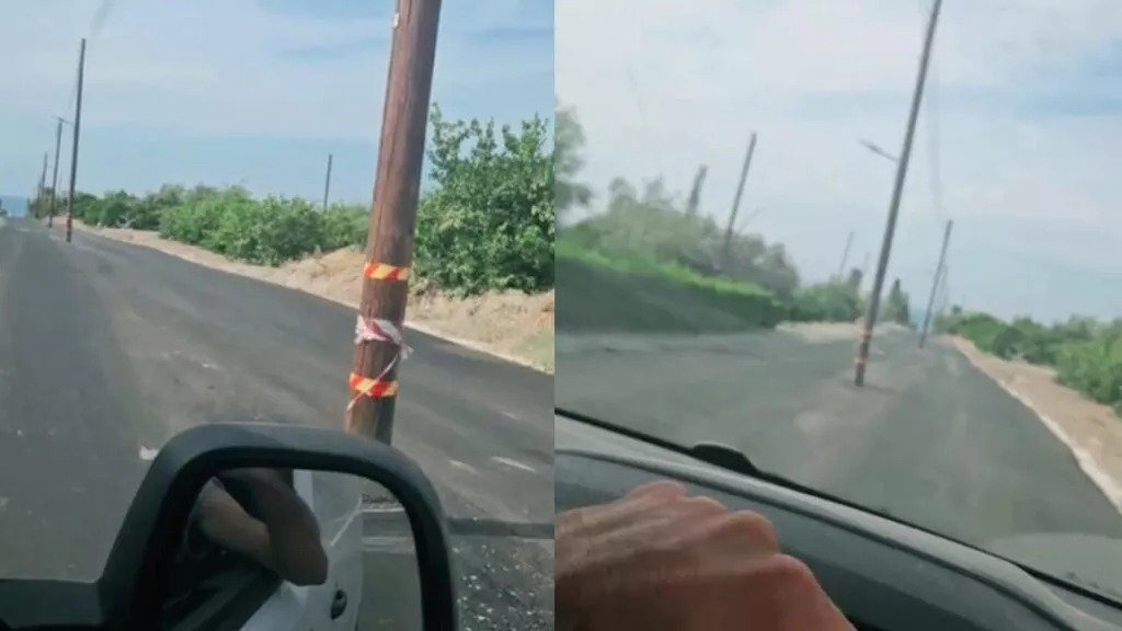 Poles In The Middle Of The Road In Paphos Go Viral