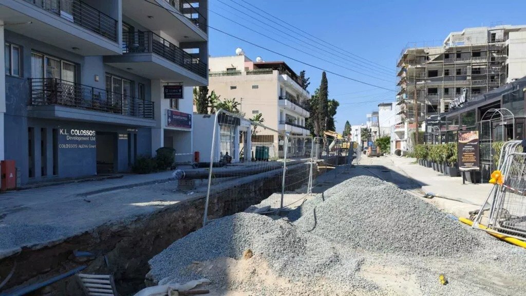 Twelve Year Sewer Project Tests Patience Of Larnaca Residents And Businesses