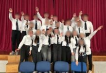 Students Nazi Salute