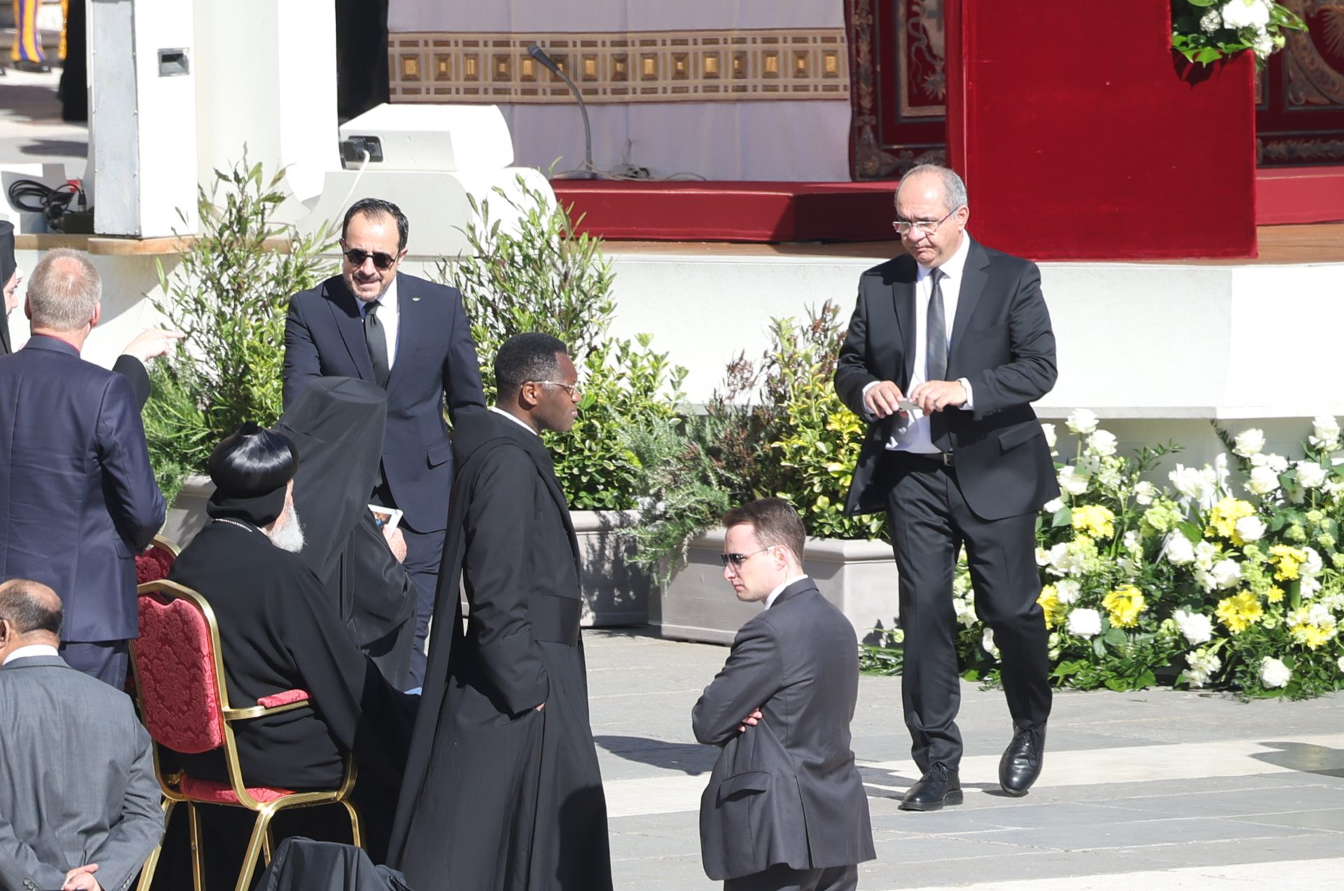 President Christodoulides At Pope Francis Funeral At The Vatican