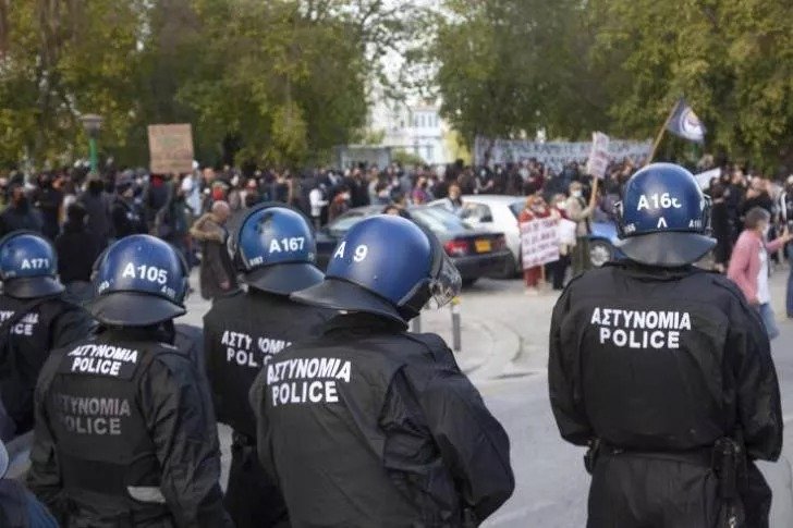 Police Protestors