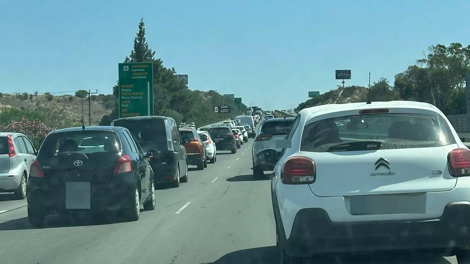 Traffic Collision On Nicosia Limassol Highway (photo)