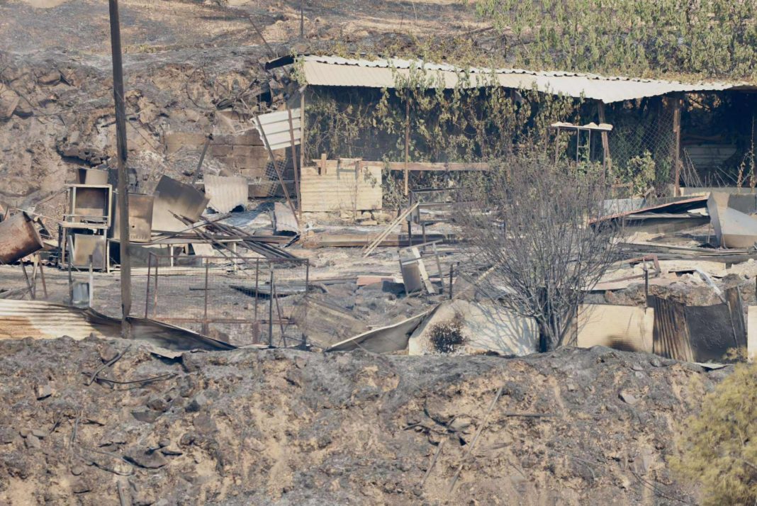 Fire Chief Heads To Agios Sylas As Flare Up Burns East Of Arsos