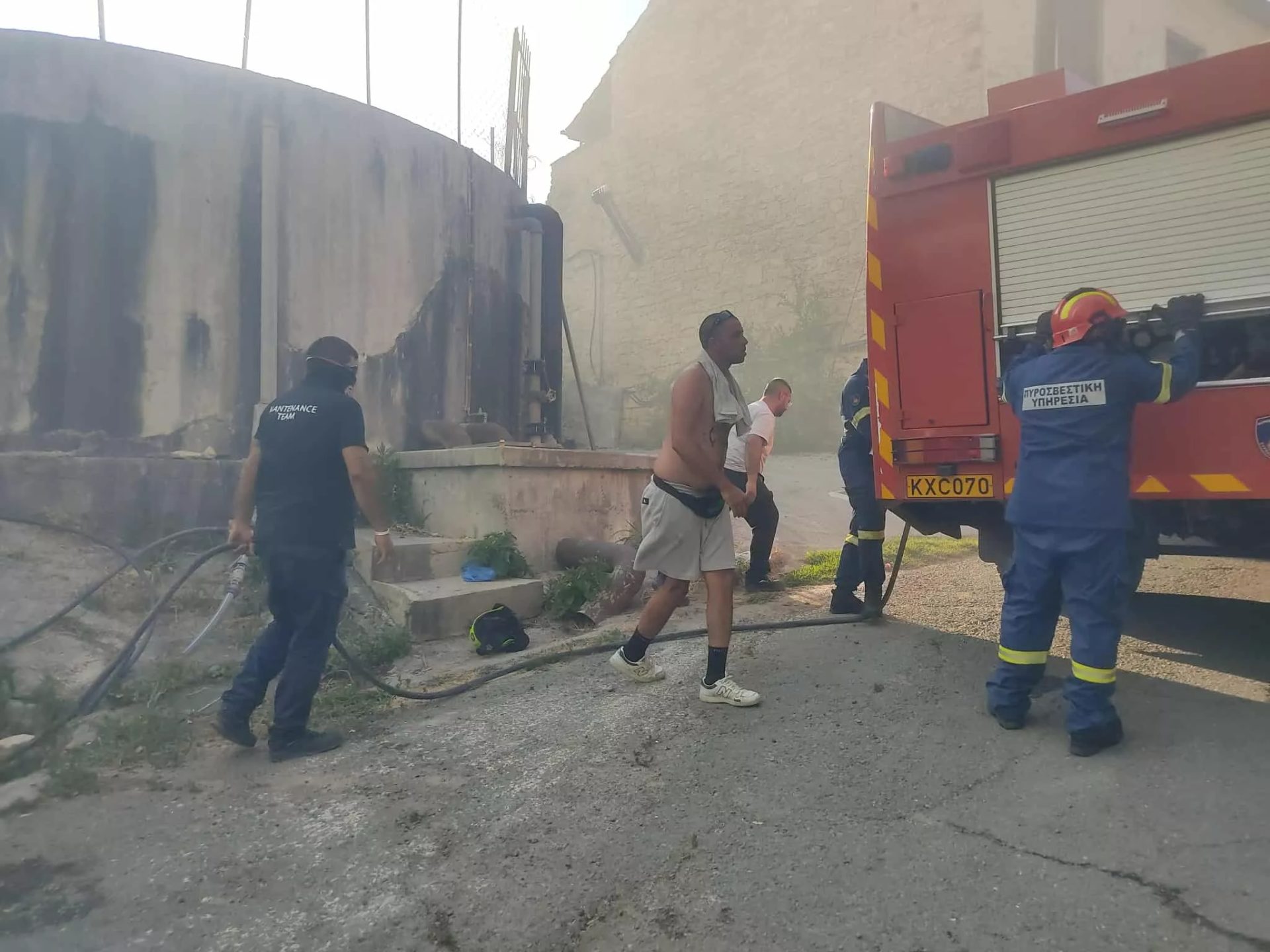 Limassol Fire Trapped Residents Evacuated By Police – Souni Zanakia Community Completely Destroyed