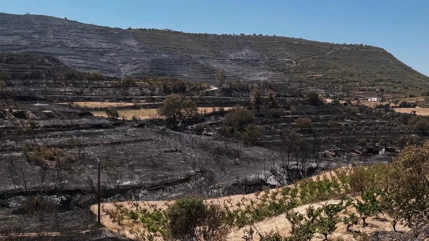 Limassol Mountain Wildfire Burned 1.3% Of Cyprus