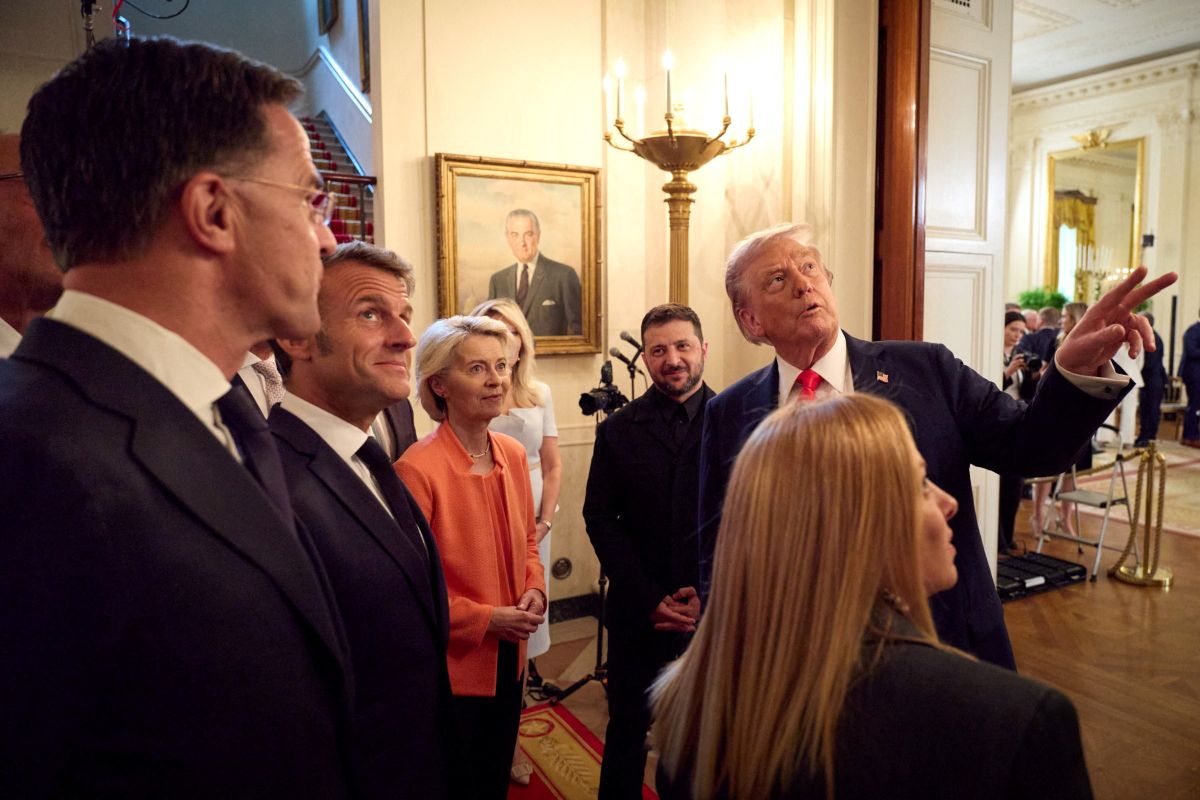 U.s. President Trump Meets With Ukrainian President Zelenskiy And European Leaders, In Washington, D.c.