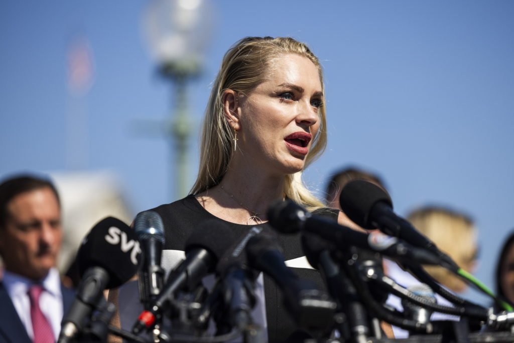 Us Representatives And Epstein Survivors Speak To Media Outside Us Capitol