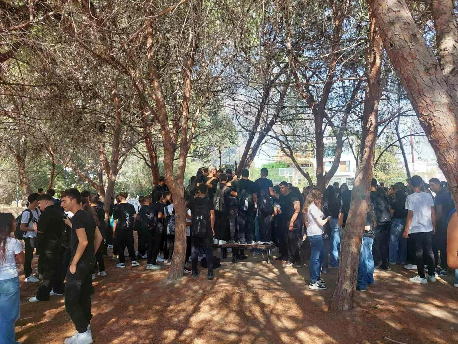 Students Stage Protest Over Air Conditioning Power Failures At Larnaca School